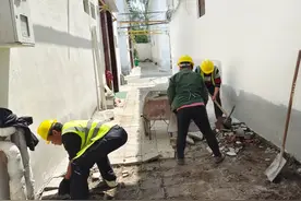 潞州区松树街、滨河步行街提升改造项目顺利推进中图片