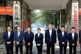 大悟县城关中学举行党委成立挂牌仪式图片