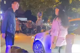 石家庄女子开车把人撞了，伤者丈夫指责她，女子回怼：你凭啥说我图片