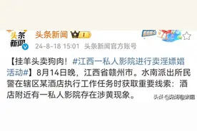 闹大了！江西一私人影院提供无底线陪侍，6名涉黄人员现场被捕图片