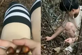 精心打扮，换来一句“我们去爬山捡板栗吧。”网友热评，嫁了吧。图片