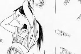 民间故事：寡妇正在缸里洗澡，男子潜入家中，偷偷在水里放了鹅粪图片