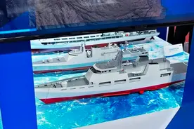海警船都能这么时髦？718E型巡逻舰，隐身设计且预留垂发升级空间图片