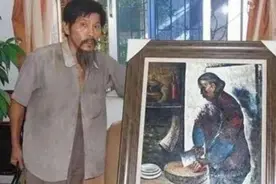 江西拾荒老人沉迷绘画40年，妻子携子绝望离开，专家：水平一般！图片