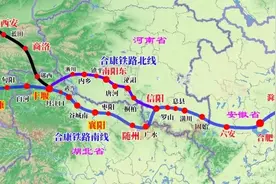 河南“借道”，这条争议多年的高铁，实质性进展来了!图片