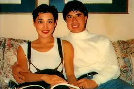 90年代，演员陈冲与第二任丈夫珍贵合影，夫妻恩爱相伴32年图片