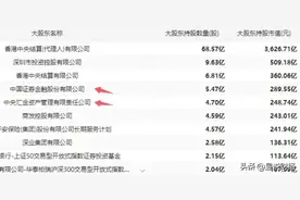 国家队重仓股出炉！中央汇金重仓45只，证金36只，社保重仓35只图片