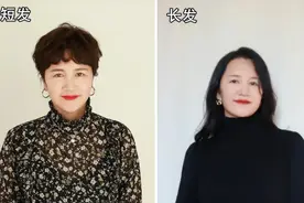 女人上了年纪，比短发更减龄的是“扎发”！看完这4组对比就懂了图片