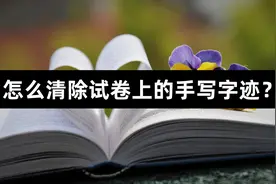 怎么清除试卷上的手写字迹？3种方法帮你一键还原空白试卷！图片