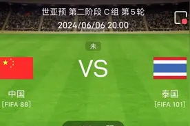 今日足球预测分析，世亚预中国VS泰国，附比分预测！图片