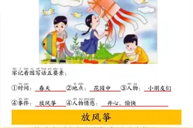 100篇一年级下册语文易考看图写话范文（拼音版）图片