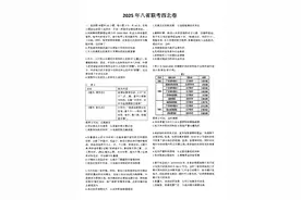 2025届高三「八省联考」历史真题试卷（官方高清版）图片