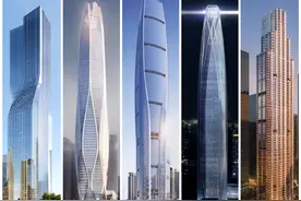 深圳六座350米以上的在建摩天楼——最高达407米，最新进度来了图片