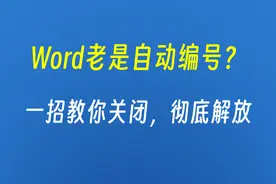 Word老是自动编号？一招教你关闭，彻底解放！图片