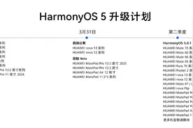 鸿蒙5.0系统正式上线 多款华为手机可升级图片
