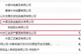 央国企8大龙头股：并购重组+国企改革，中央汇金、证金与社保重仓图片