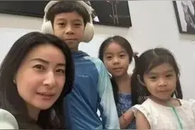 郭晶晶子女近照爆出，二女儿神似朱玲玲，难怪被爷爷霍震霆宠上天图片