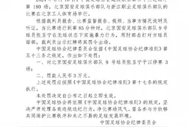 肘击对方球员面部，国脚张玉宁被足协停赛3场罚款3万图片