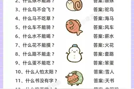 100个有趣的脑筋急转弯图片