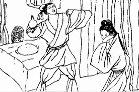 民间故事：丈夫常打妻子，妻子求助神婆，神婆：回去再让他打一次图片
