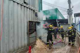 柳城这家木材厂突然失火 这些消防安全隐患不可忽视图片
