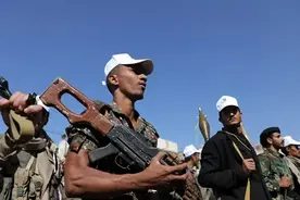 警告不解除围困明天开始对以色列进行攻击胡塞武装领导人阿尔霍西图片