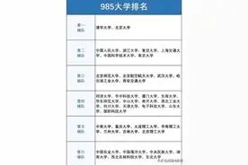 985大学和211大学的由来图片