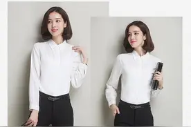 秋季最时尚CP=衬衫+宽松裤，时尚又优雅，还很飒图片