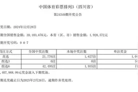 中国体育彩票12月28日开奖结果图片