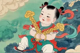 麒麟送子 福泽万家如意图图片