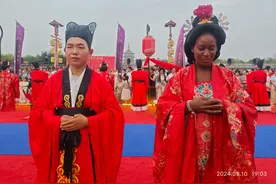 河南“会聚良缘·豫见”婚恋交友服务站助力国际友人——遇良人结良缘图片