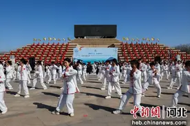 高端媒体看邯郸丨首届“亚洲太极拳日”邯郸邯山区分会场展演活动成功举办图片