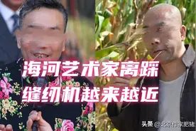 海河艺术家骂老郭爬灰，离踩缝纫机越来越近了图片
