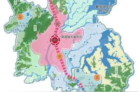 南昌空间发展蓝图出炉 2035年实现“124高铁交通圈”图片