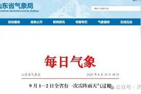 大范围降雨来了！雷电+9级大风！淄博最新预报发布图片