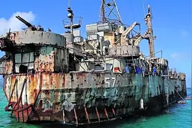 错失机会？仁爱礁搁浅的菲律宾破船已加固，短时间内并不会塌图片