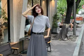把灰色穿出高级感，才是会打扮的女人图片