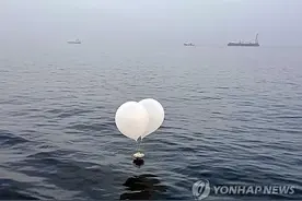 朝鲜气球又来了，这次330多个！图片