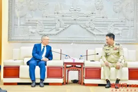 柬埔寨金边警长会见中国警务参赞，共商预防和打击各类犯罪图片