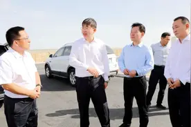 王立奇在敦煌玉门调研图片