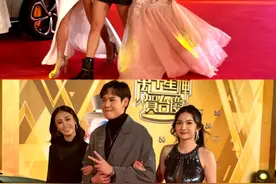 这一夜，TVB女星都在拼身材，陈豪女伴秀黑丝长腿，港姐拿下大奖图片