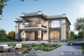建房说｜2025回乡建房，推荐5款二层新中式别墅，总有一套适合你图片