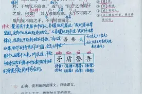 五年级语文下册，第六单元每课学习笔记，收藏复习图片