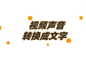 怎样将视频中的声音转换成文字形式？图片