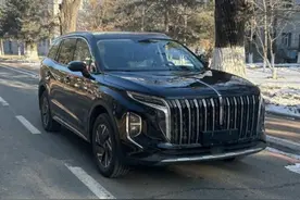 新车 | 2.0T油电混动中大型SUV 红旗HS7 HEV曝光 现款售25.58万元起图片