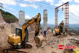 崀山八角寨客运索道项目将于11月底交付使用图片