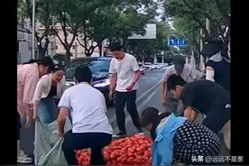 大爷车翻了结局却暖了！捡的不仅是番茄，更是国人骨子里的善良图片