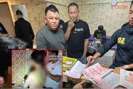 泰国曼谷市中心色情水疗店被查！专为外国人服务！图片