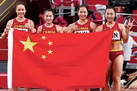 中国女子4x100新阵首秀国际大赛表现振奋 打破近两年僵局大幅提升图片
