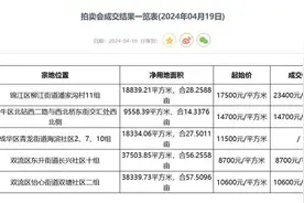 成都土拍丨23400元/㎡成交！锦江区金融城东楼面地价刷新图片